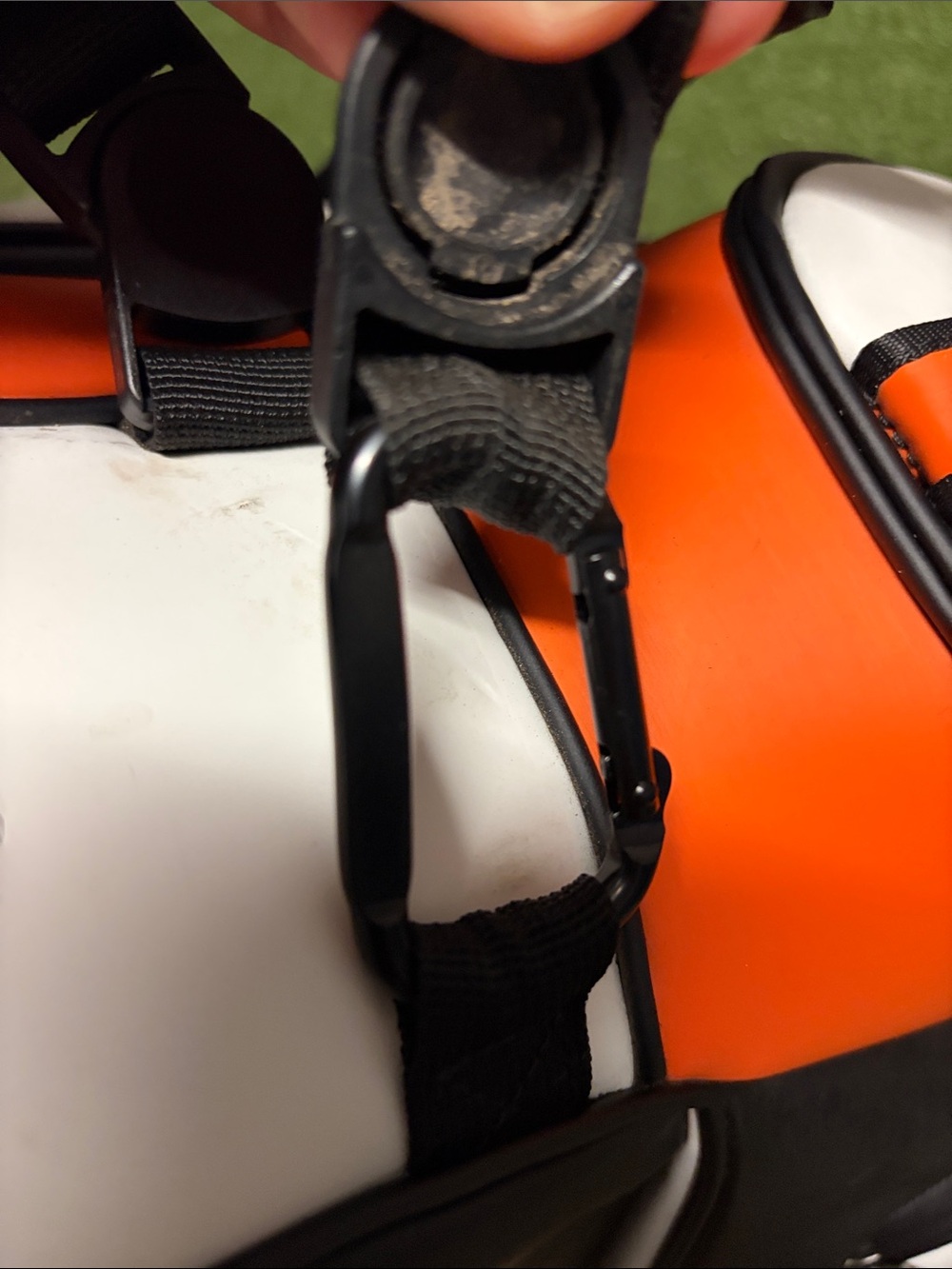 Vessel Golf Titos, Orange & Black Golf Stand Bag - Picture 5 of 8
